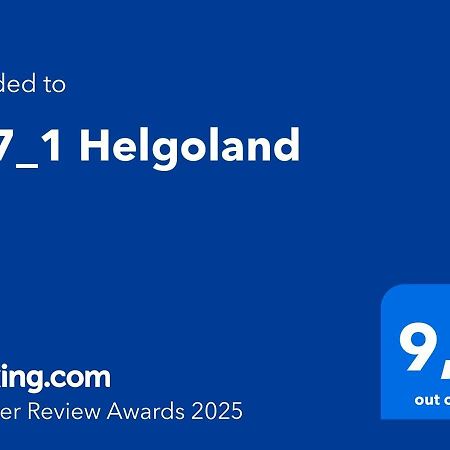 דירות ווילהלמסהאבן 107_1 Helgoland מראה חיצוני תמונה